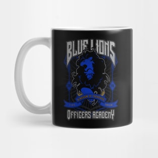 Blue Lions Crest Mug